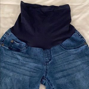 Indigo Blue Secret Belly Bootcut Maternity Jeans